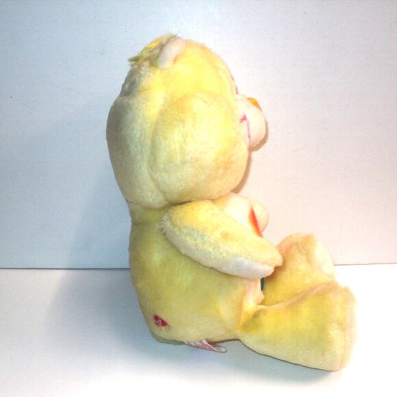 Care Bear Yellow Birthday Cupcake 13" Vintage Stuffed Animal Toy Excellent ! - Picture 4 of 5